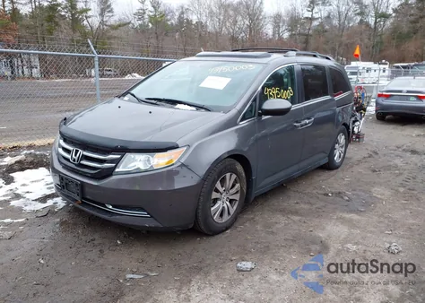 2014 Honda Odyssey Ex-L z USA, uszkodzony, nr VIN 5FNRL5H60EB104999